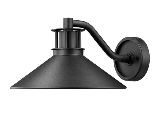 RLM One Light Outdoor Wall Mount Sand Black
