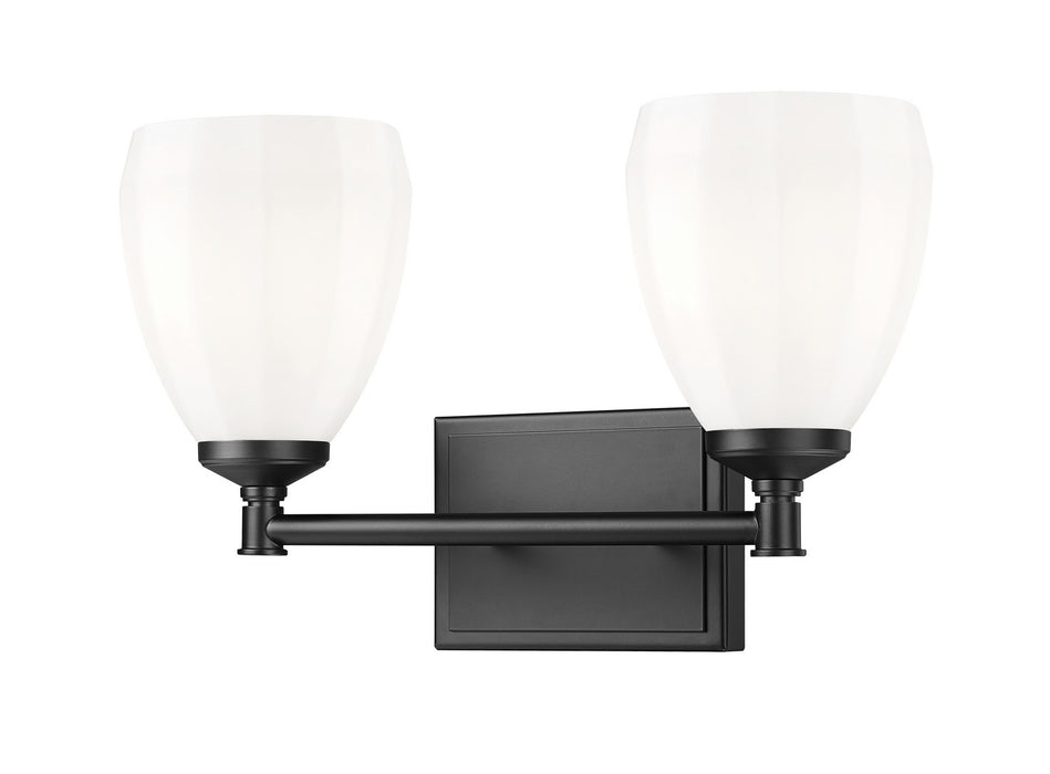 Z-Lite - 7004-2V-MB - Two Light Vanity - Oren - Matte Black