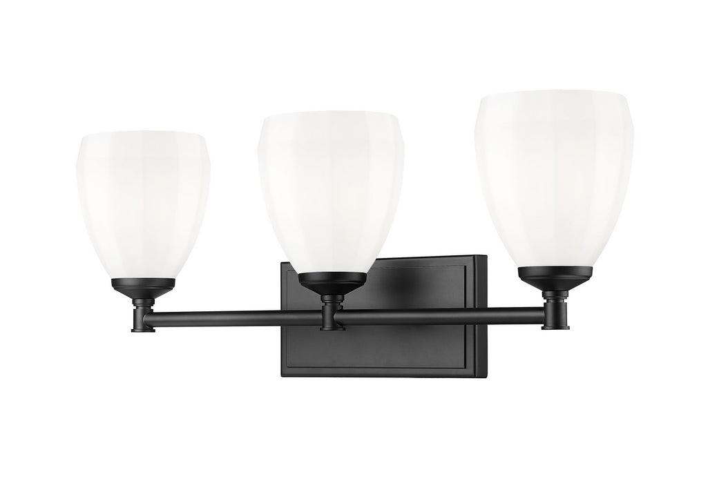 Z-Lite - 7004-3V-MB - Three Light Vanity - Oren - Matte Black