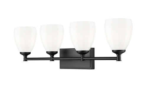 Oren Four Light Vanity Matte Black