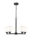 Z-Lite - 7004-5MB - Five Light Chandelier - Oren - Matte Black