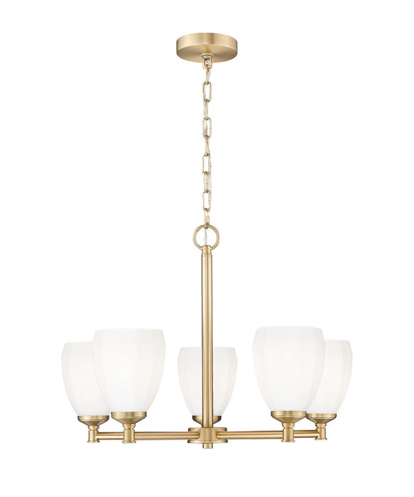 Z-Lite - 7004-5MGLD - Five Light Chandelier - Oren - Modern Gold
