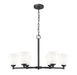 Z-Lite - 7004-6MB - Six Light Chandelier - Oren - Matte Black