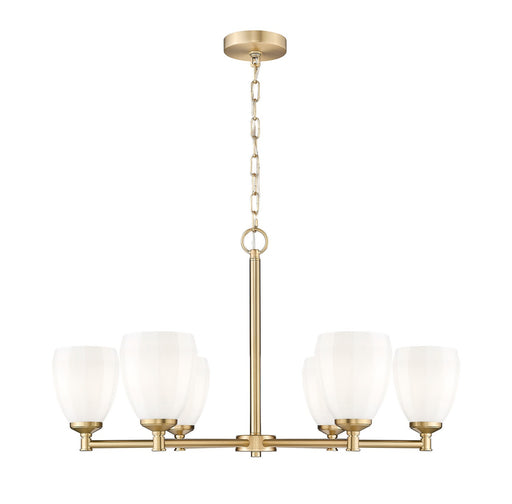 Z-Lite - 7004-6MGLD - Six Light Chandelier - Oren - Modern Gold
