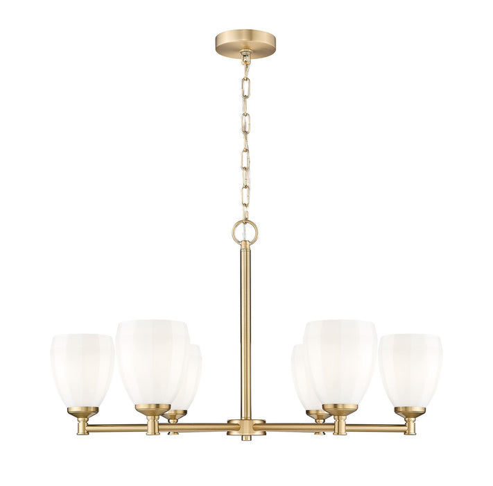 Z-Lite - 7004-6MGLD - Six Light Chandelier - Oren - Modern Gold