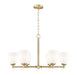 Z-Lite - 7004-6MGLD - Six Light Chandelier - Oren - Modern Gold