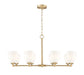 Z-Lite - 7004-8MGLD - Eight Light Chandelier - Oren - Modern Gold