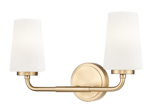 Montford Two Light Vanity Modern Gold