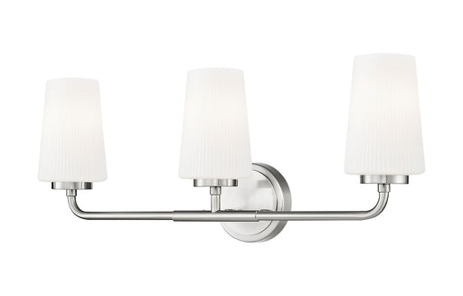 Montford Three Light Vanity Brushed Nickel