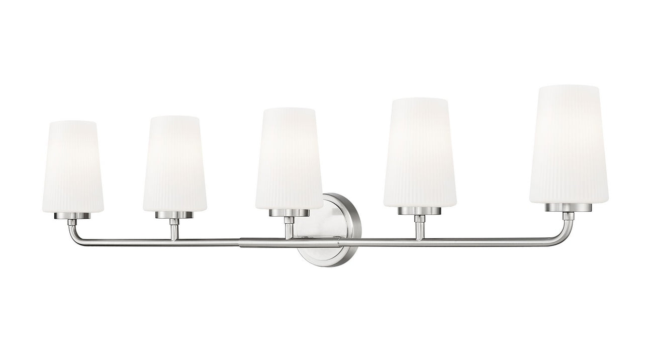 Z-Lite - 7005-5V-BN - Five Light Vanity - Montford - Brushed Nickel