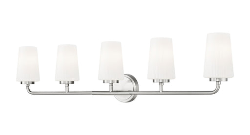 Montford Five Light Vanity Brushed Nickel