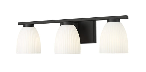 Naya Three Light Vanity Matte Black