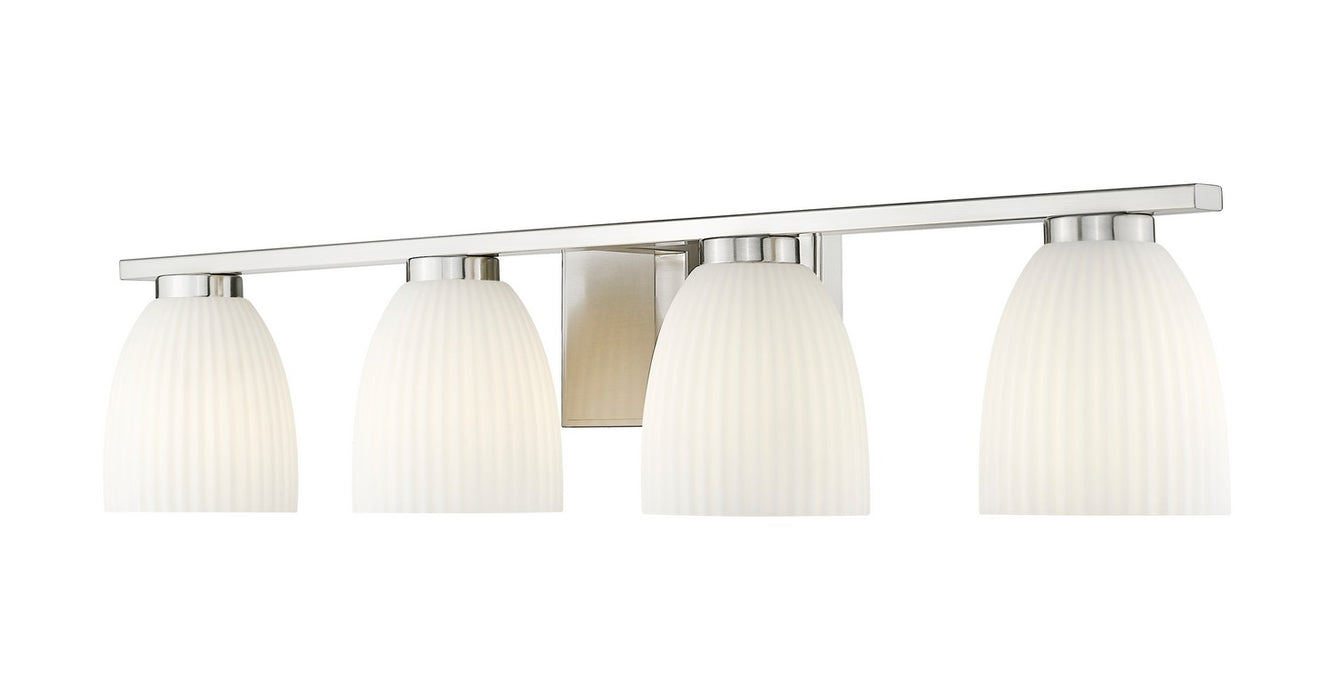 Z-Lite - 7518-4V-BN - Four Light Vanity - Naya - Brushed Nickel
