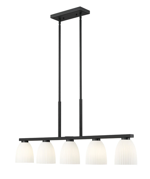 Z-Lite - 7518-5L-MB - Five Light Linear Chandelier - Naya - Matte Black