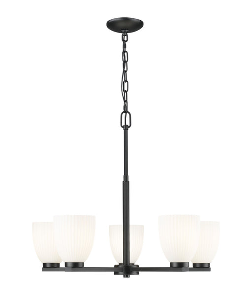 Z-Lite - 7518-5MB - Five Light Chandelier - Naya - Matte Black