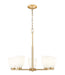 Z-Lite - 7518-5MGLD - Five Light Chandelier - Naya - Modern Gold