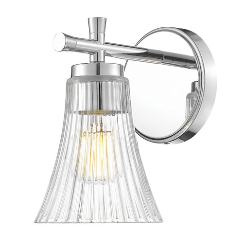 Belle One Light Wall Sconce Chrome