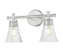 Z-Lite - 7519-2V-BN - Two Light Vanity - Belle - Brushed Nickel