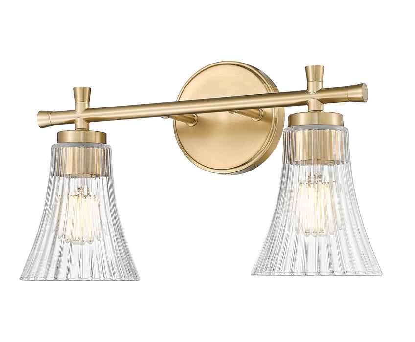 Z-Lite - 7519-2V-MGLD - Two Light Vanity - Belle - Modern Gold