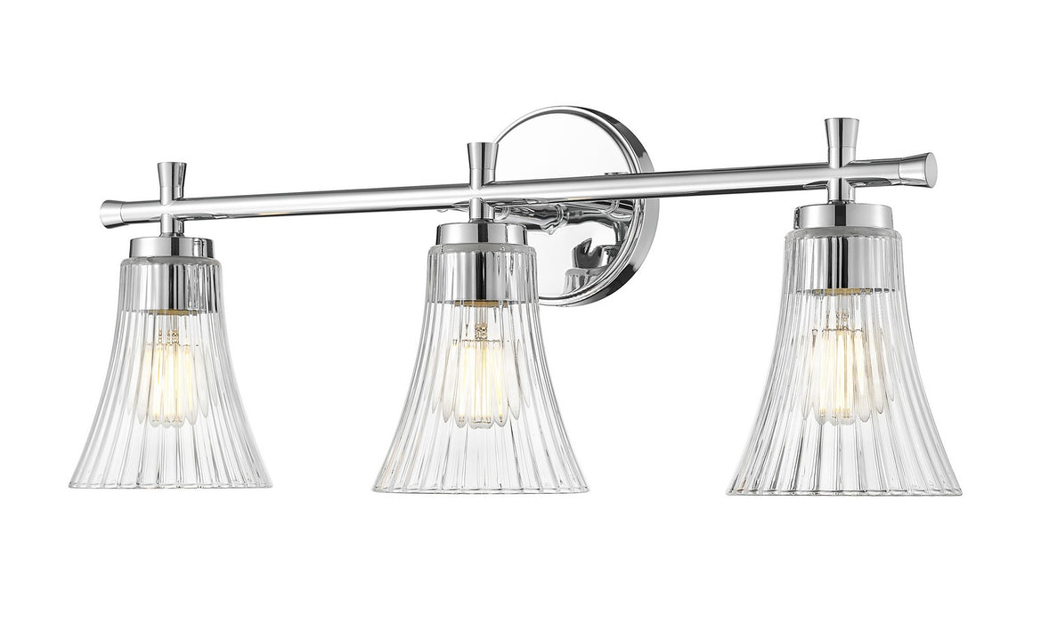 Z-Lite - 7519-3V-CH - Three Light Vanity - Belle - Chrome