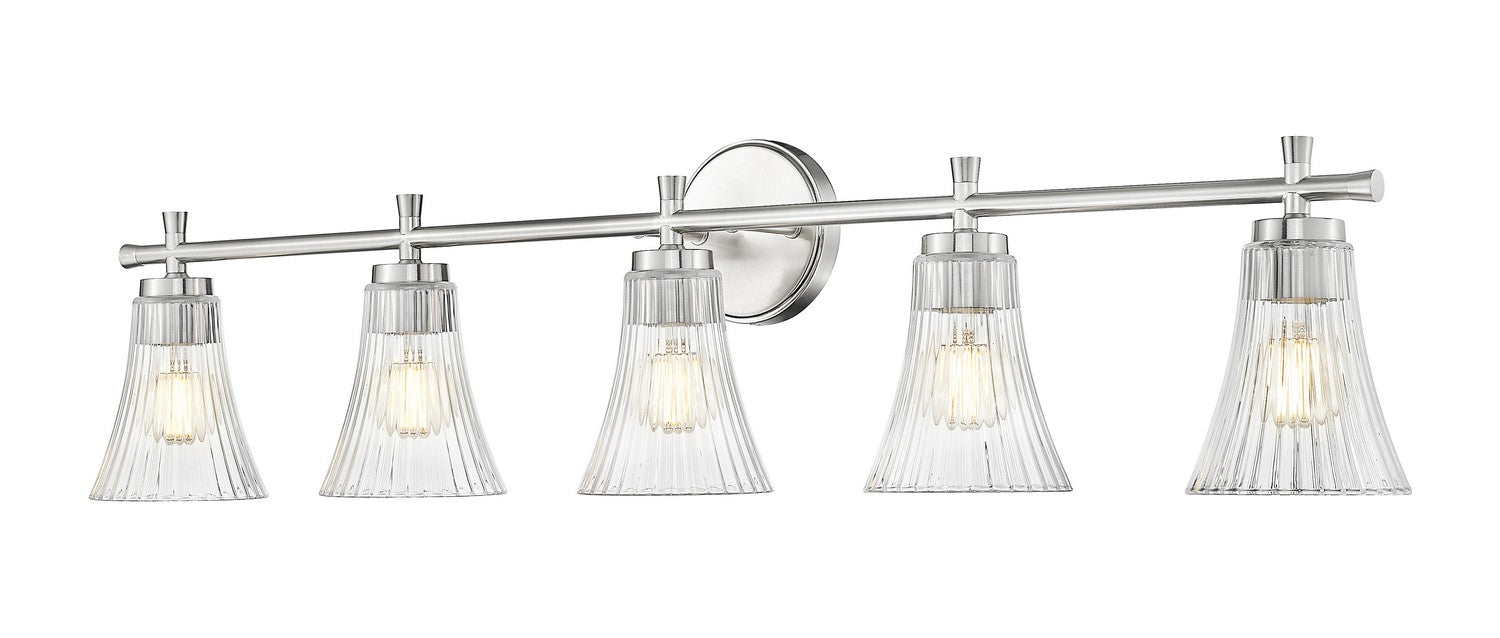 Z-Lite - 7519-5V-BN - Five Light Vanity - Belle - Brushed Nickel