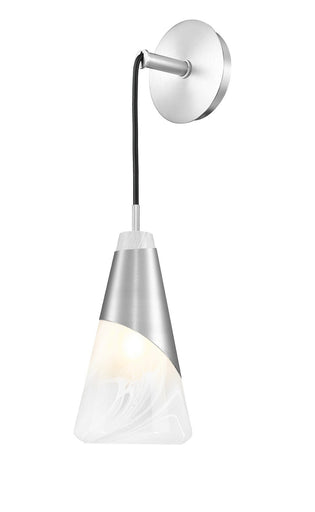 Aimie One Light Wall Sconce Brushed Nickel