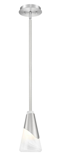 Aimie One Light Pendant Brushed Nickel