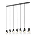 Z-Lite - 828P7-7L-MB - Seven Light Linear Chandelier - Aimie - Matte Black