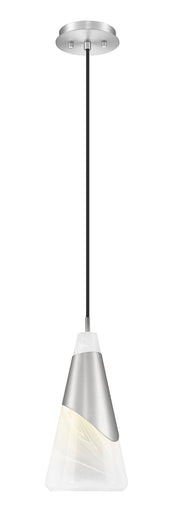 Aimie One Light Pendant Brushed Nickel