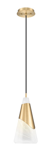 Aimie One Light Pendant Modern Gold
