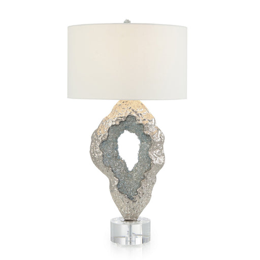 One Light Table Lamp Hammered