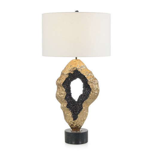 One Light Table Lamp Hammered