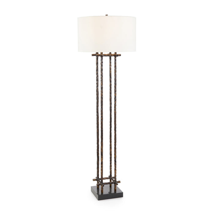 John Richard - JRL-10751 - One Light Floor Lamp - Bronzed