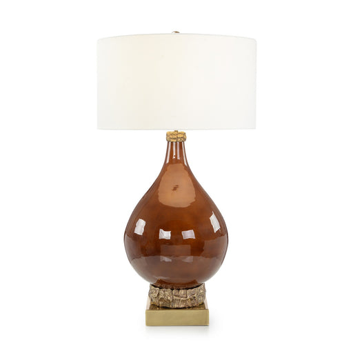 One Light Table Lamp Antiqued