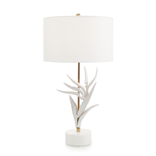 One Light Table Lamp Pearlized