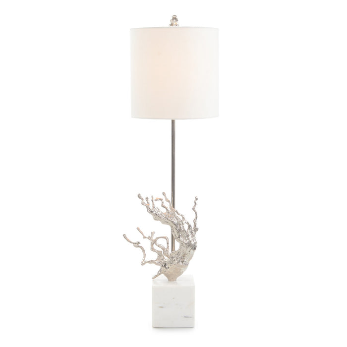 John Richard - JRL-10873 - One Light Table Lamp - Nickel