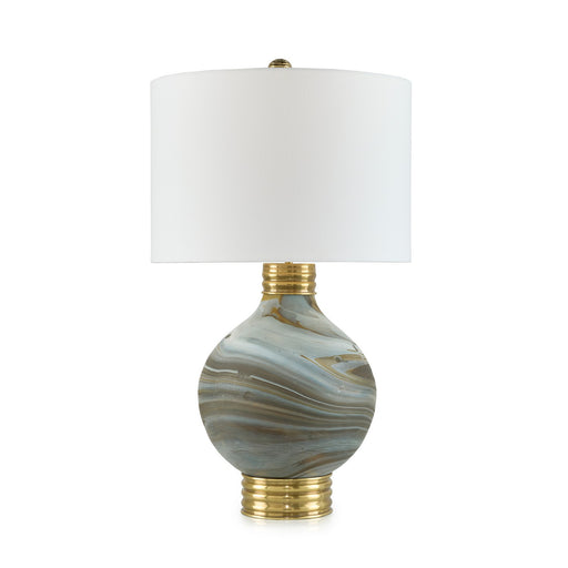 One Light Table Lamp Antiqued