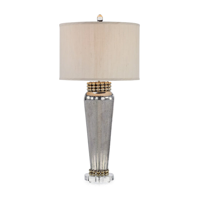 John Richard - JRL-11033 - One Light Table Lamp - Nickel