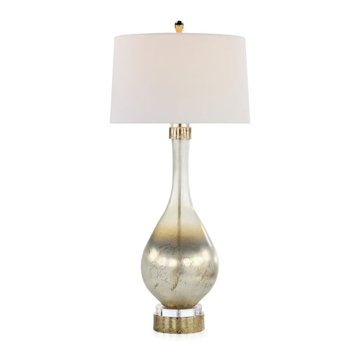 One Light Table Lamp Brass