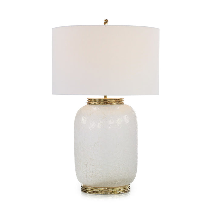 John Richard - JRL-11062 - One Light Table Lamp - Crackle