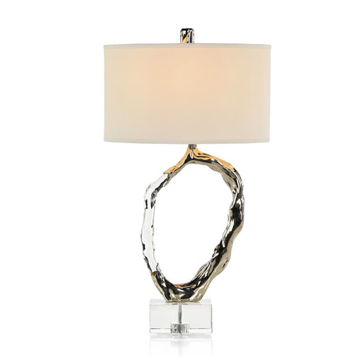 One Light Table Lamp Nickel