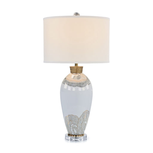 One Light Table Lamp Brass
