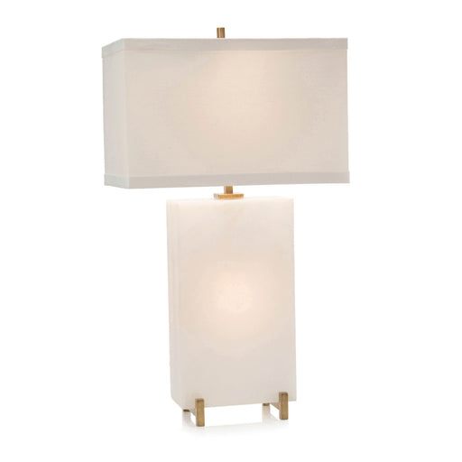 Two Light Table Lamp Enamel