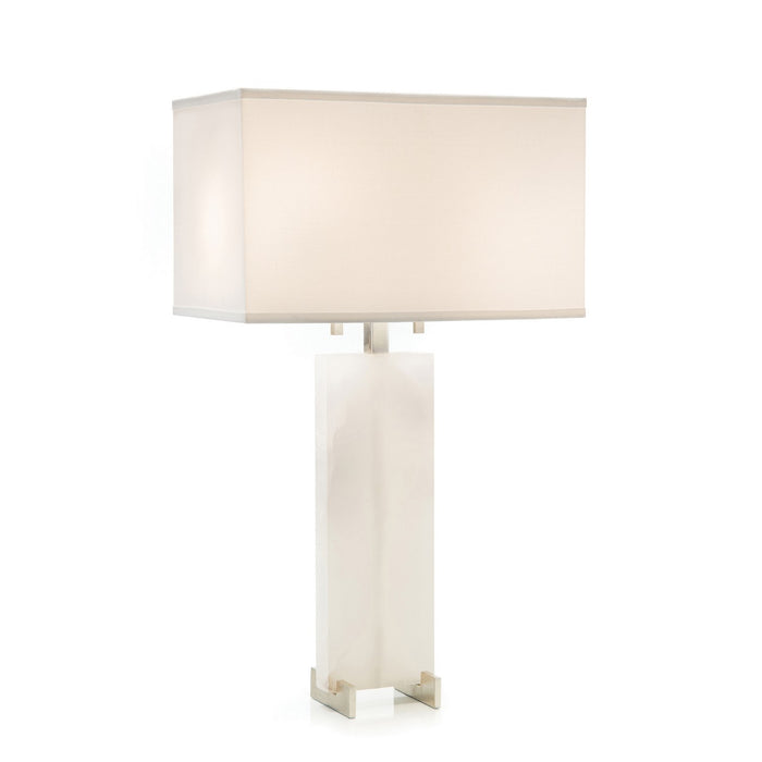 John Richard - JRL-9569 - Two Light Table Lamp - Nickel