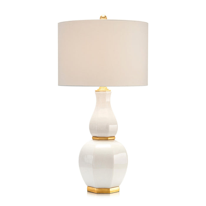 John Richard - JRL-9608 - One Light Table Lamp - Leaf, Gold