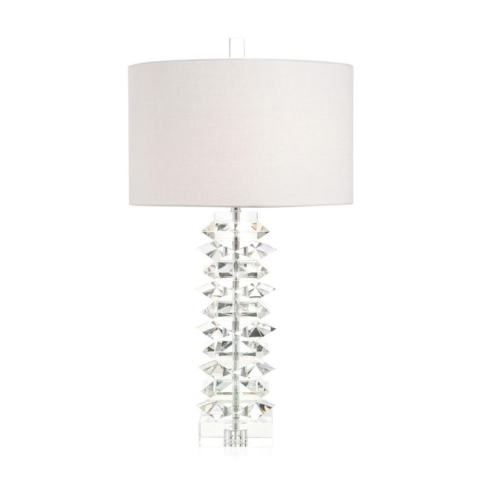 John Richard - JRL-9639 - One Light Table Lamp - Nickel