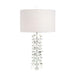 John Richard - JRL-9639 - One Light Table Lamp - Nickel