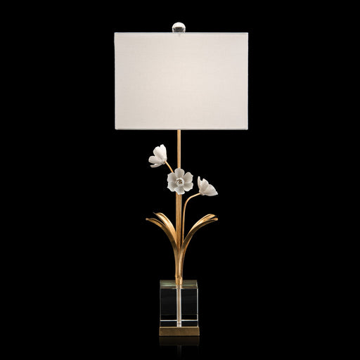 One Light Table Lamp Leaf, Gold