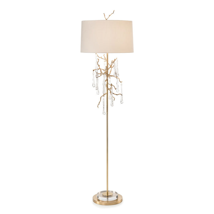 John Richard - JRL-9880 - One Light Floor Lamp - Antiqued