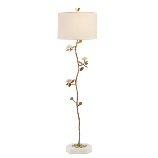 One Light Floor Lamp Antiqued